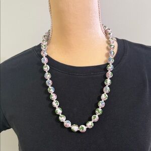 Floral Beaded Necklace